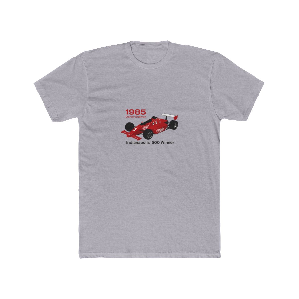 Danny Sullivan 1985 Indy 500 Winner T-Shirt - alternate angle 3, merchandise