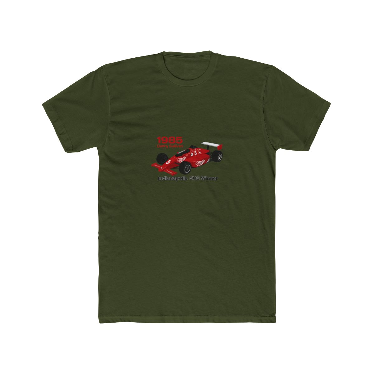 Danny Sullivan 1985 Indy 500 Winner T-Shirt - alternate angle 4, merchandise