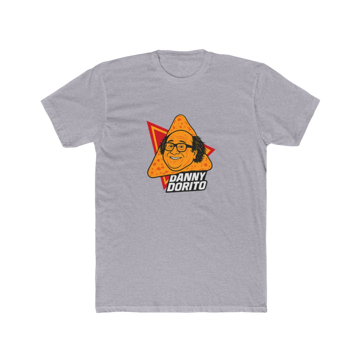 Danny Dorito Funny Crunchy Snack Pun T-Shirt - alternate angle 2, merchandise