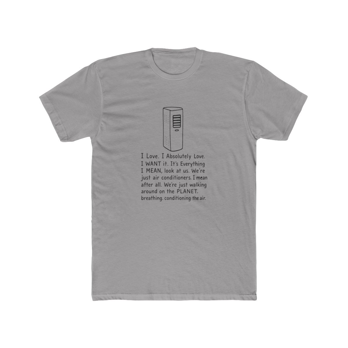 Positive Vibes I Love It Statement T-Shirt - alternate angle 2, merchandise