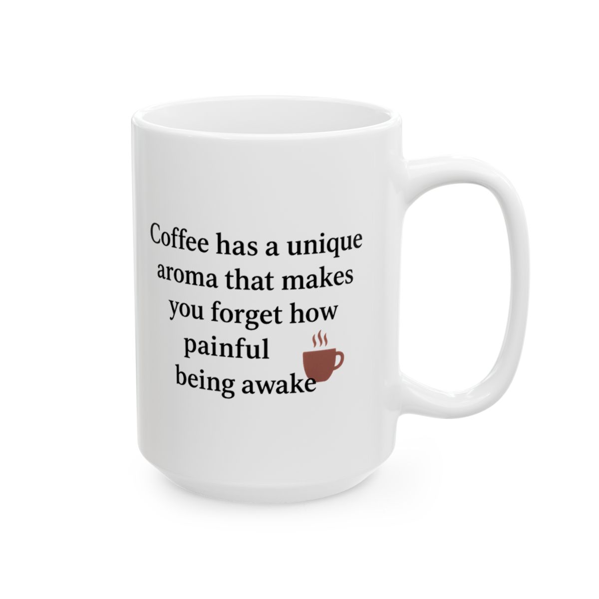 Funny Coffee Unique Aroma Pun Mug