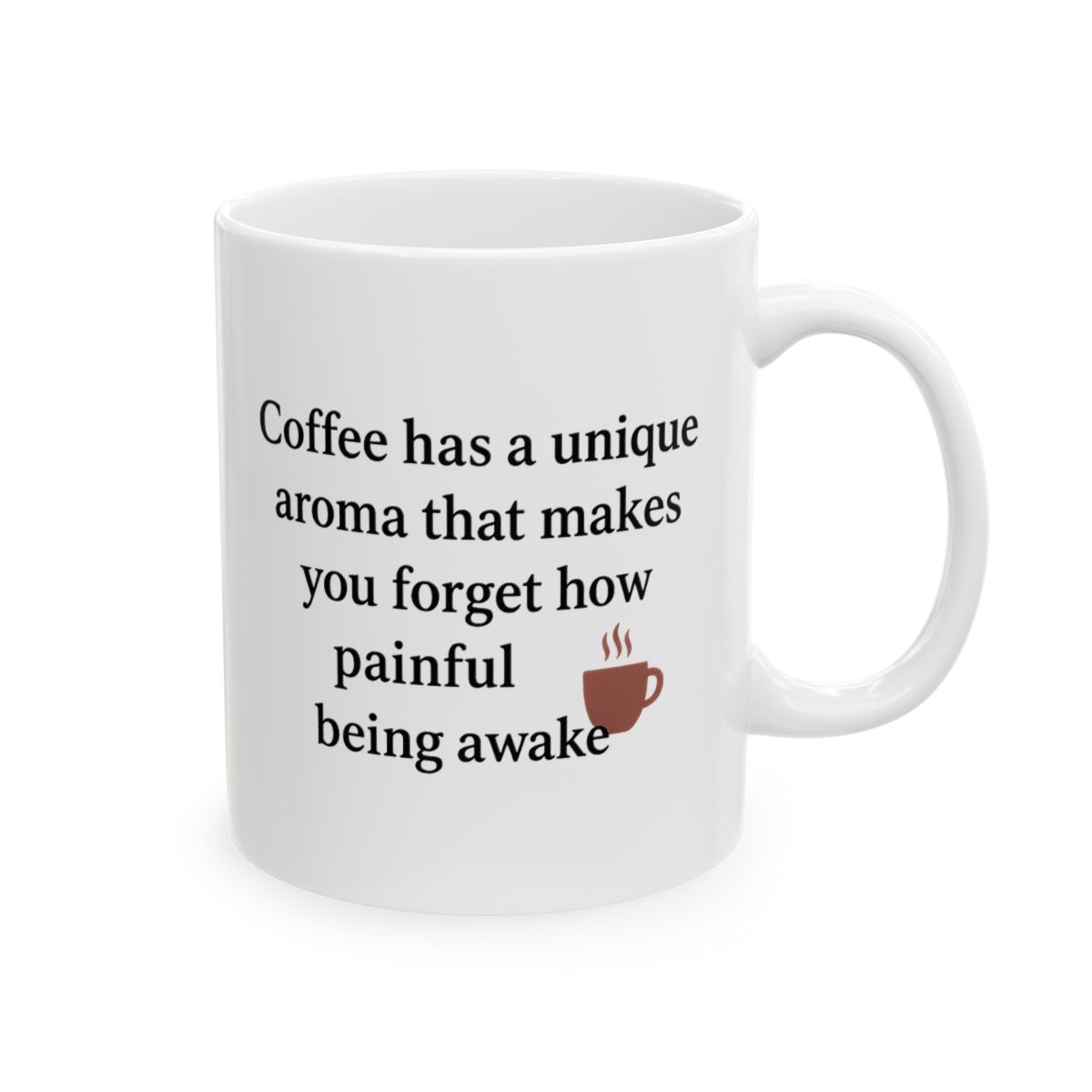 Funny Coffee Unique Aroma Pun Mug - Official Mugs & Drinkware merchandise