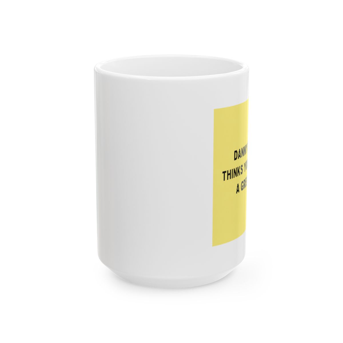 Danny Devito Coffee Mug, Danny Devito Thumbs Up, Bizarre Mug, Weird Motivational Coffee Mug, Good Job Mug, Inspirational Mug - alternate angle 2, merchandise
