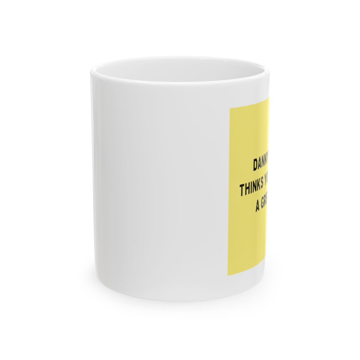 Danny Devito Coffee Mug, Danny Devito Thumbs Up, Bizarre Mug, Weird Motivational Coffee Mug, Good Job Mug, Inspirational Mug - alternate angle 1, merchandise