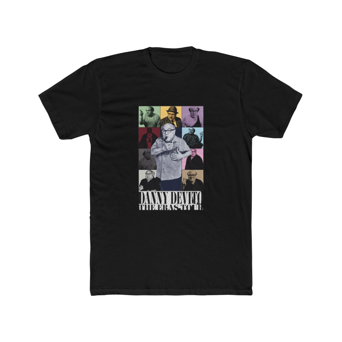 Danny DeVito Shirt funny cool fan art Tee 90s concert style T Shirt h016 - alternate angle 3, merchandise