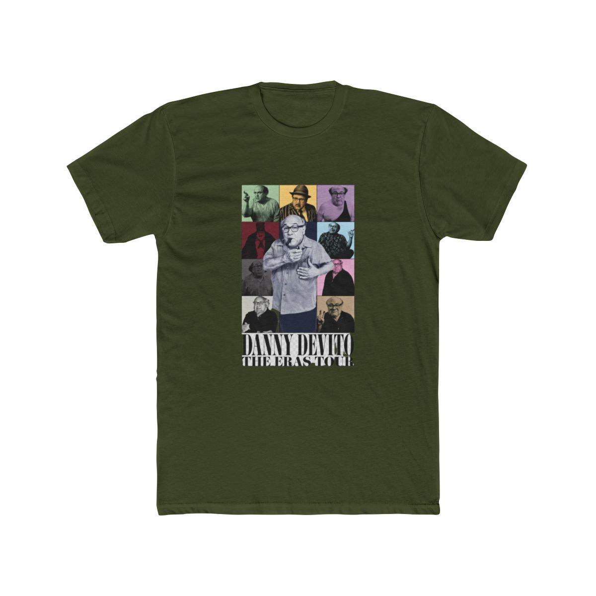 Danny DeVito Shirt funny cool fan art Tee 90s concert style T Shirt h016 - alternate angle 5, merchandise