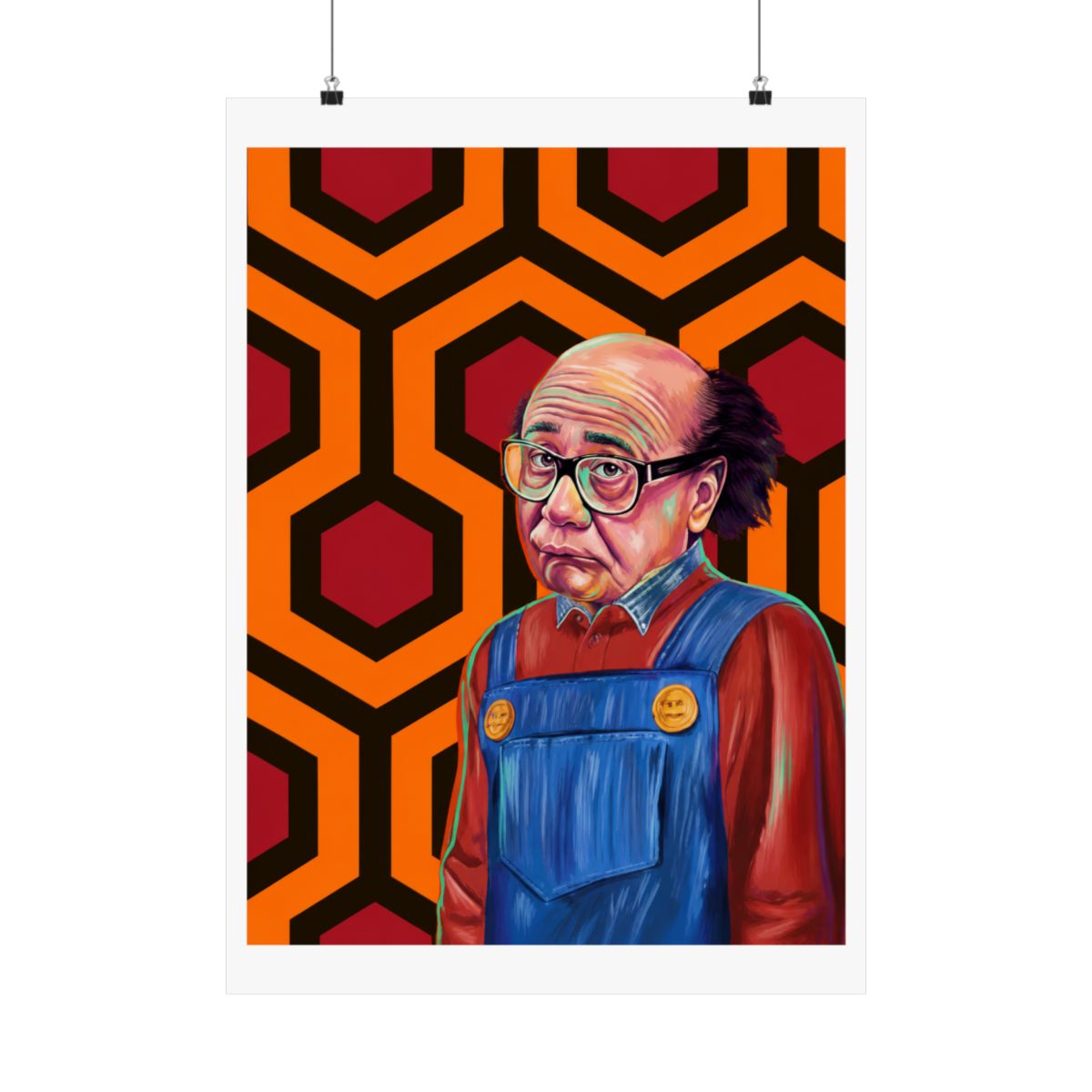 Danny by AntDel Danny DeVito The Shinning Mashup Digital Art Print