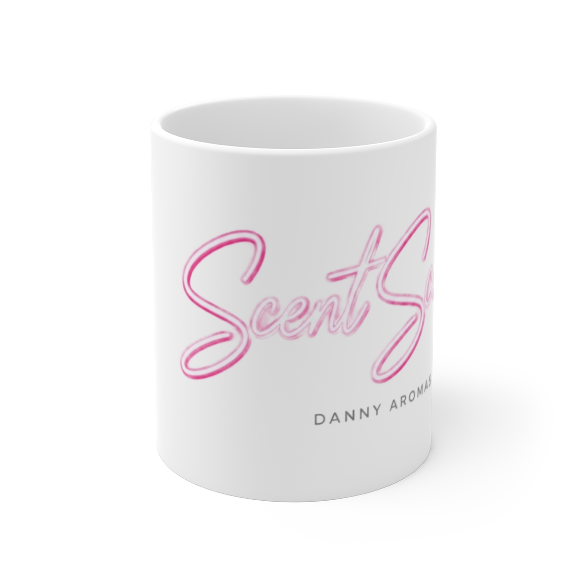 Danny Aromas "Scent Scape Explorer" White Mug - alternate angle 1, merchandise