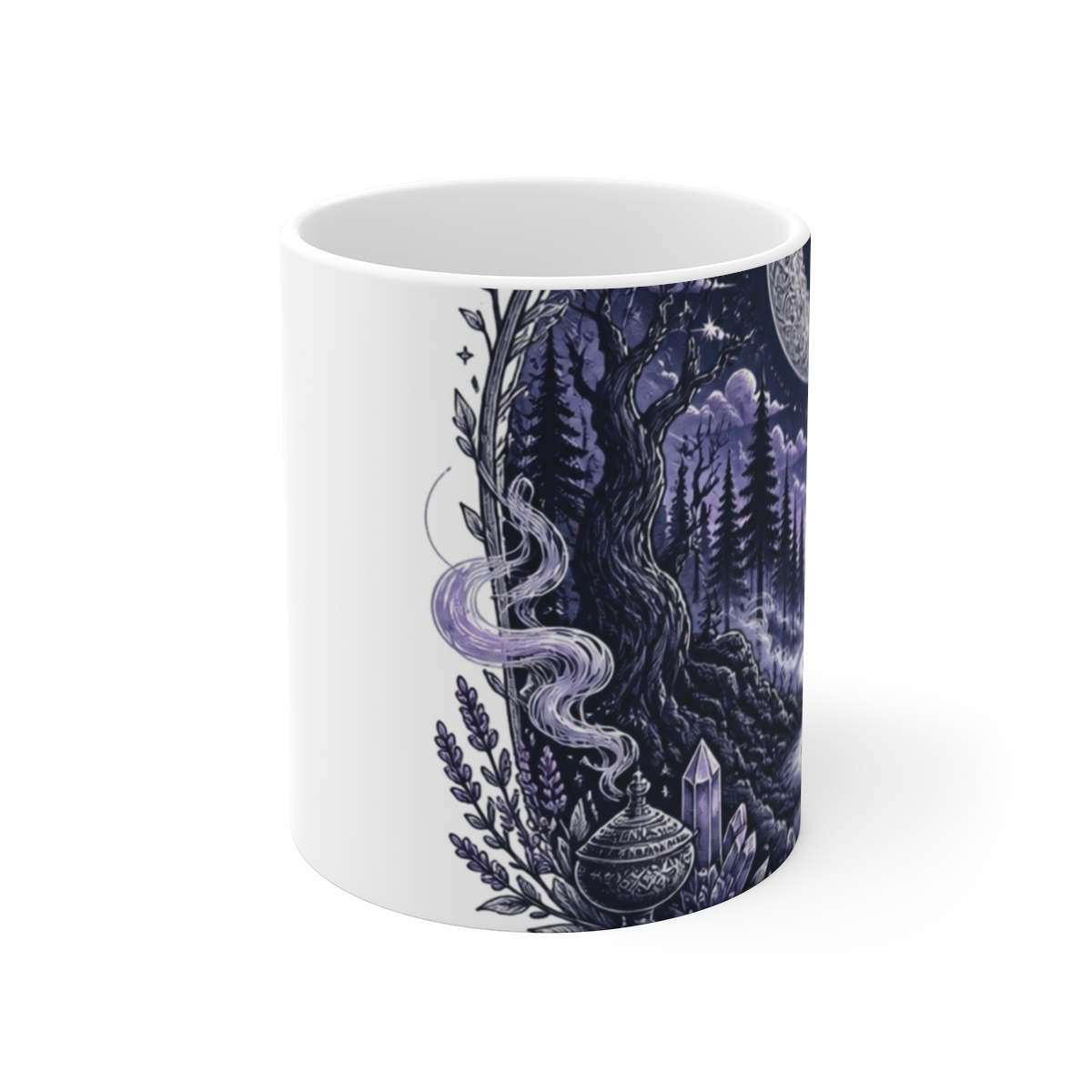 Danny Aromas "Danny Aromas: Feel the Mystery" White Mug - alternate angle 1, merchandise