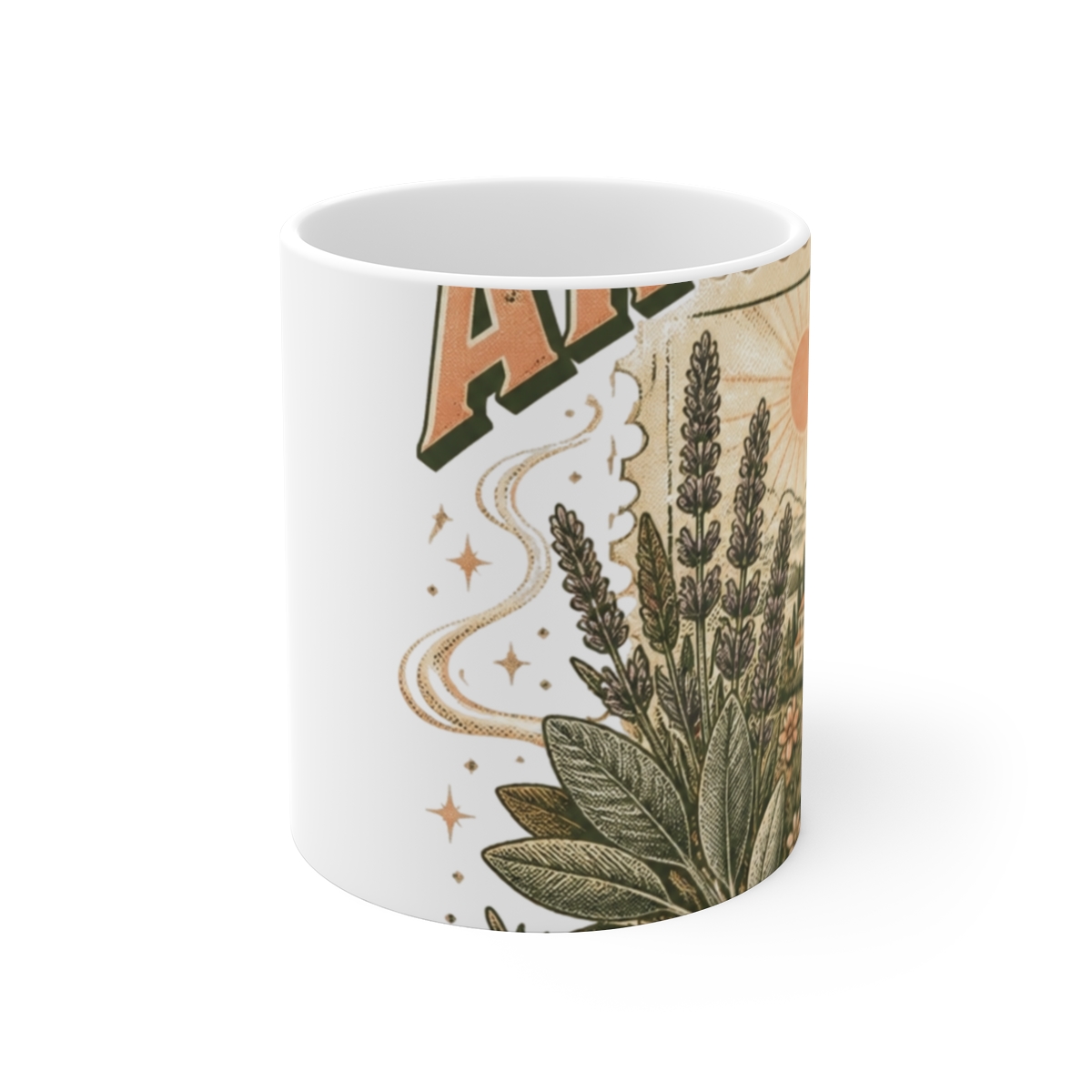 Danny Aromas "Greetings from Aromaville" White Mug - alternate angle 1, merchandise